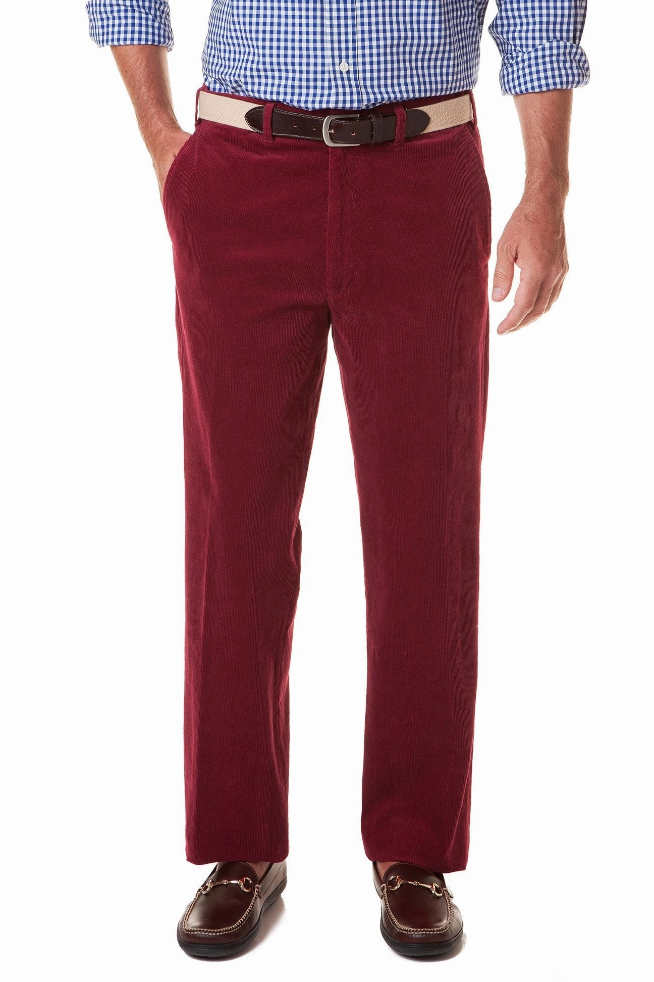 Multi Use Movement Fit Beachcomber Stretch Corduroy Pant Merlot