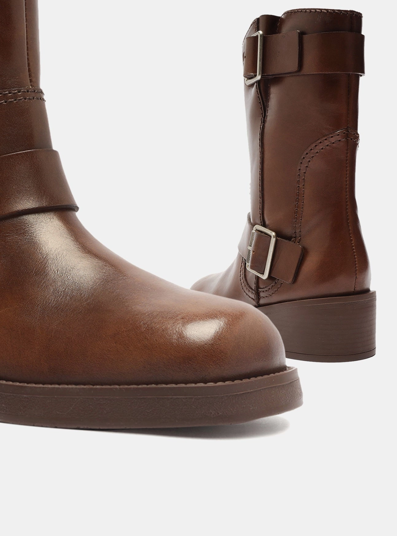 Shock Absorbing Technology Lucy Leather Block Boot