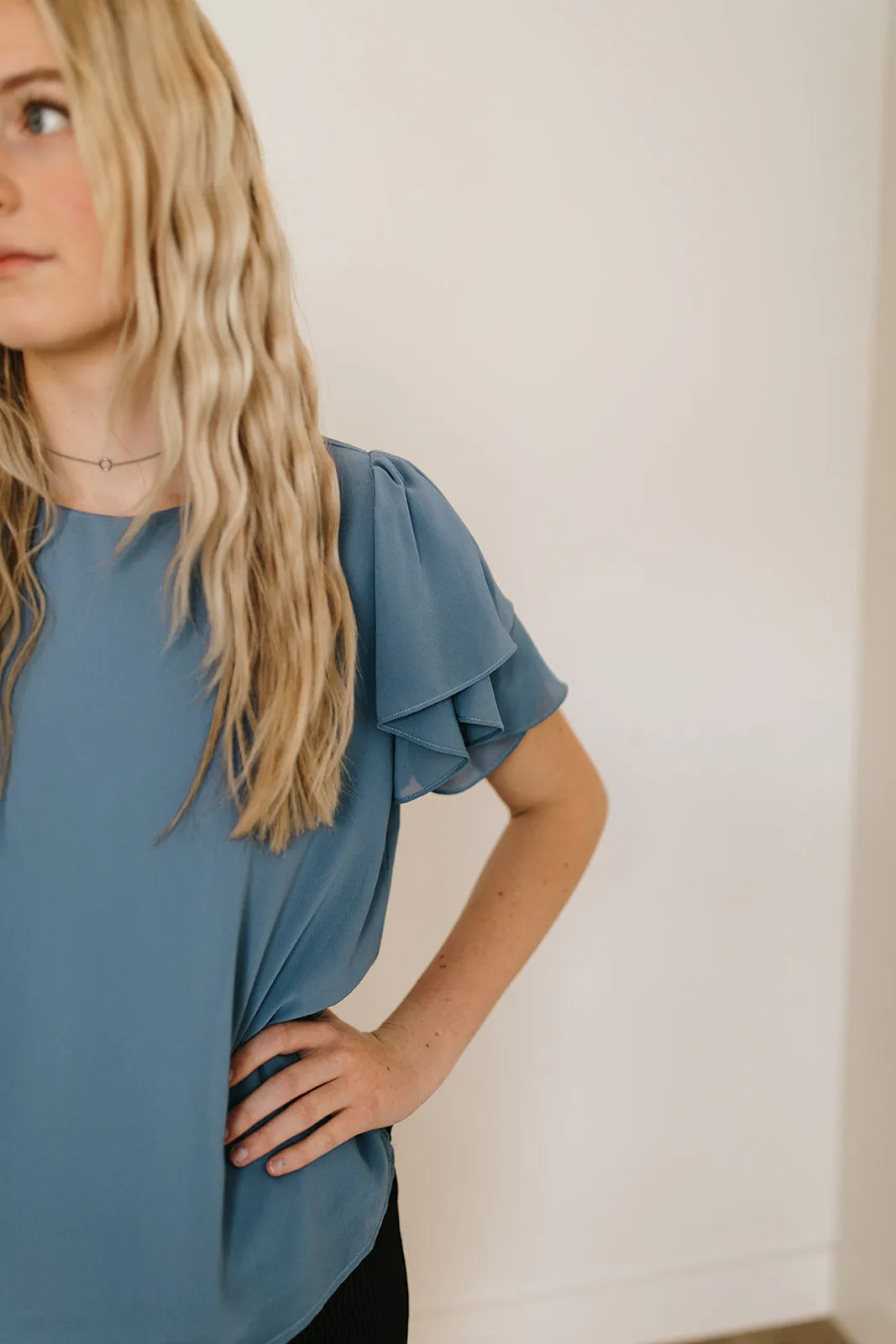 Kimberly Top StretchableKnit WrinkleFree Fabric