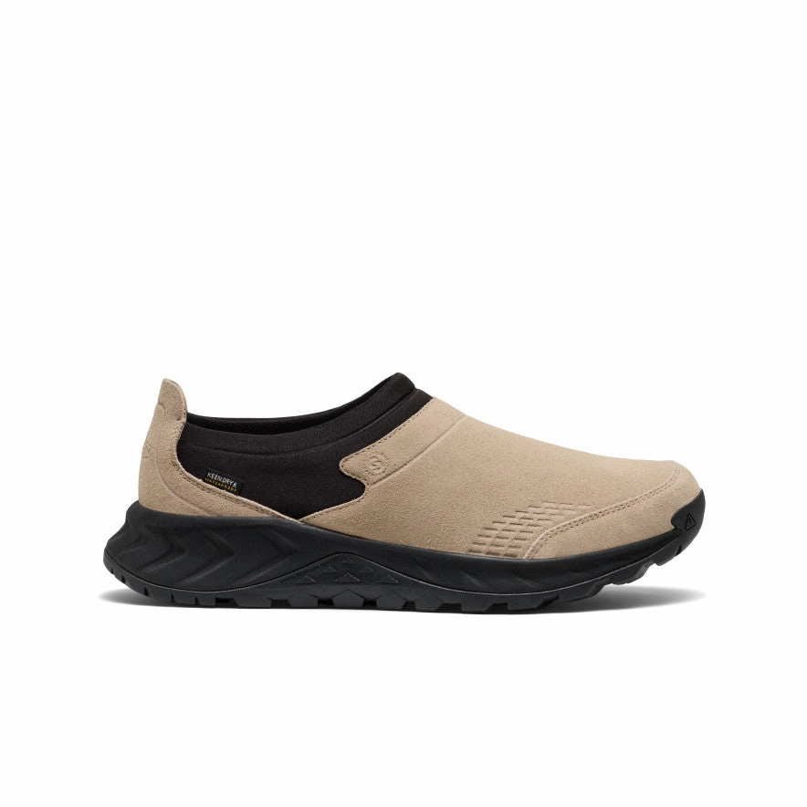 Men's TTS Moc Waterproof Sneaker  |  Safari/Black Instant Fit Walk