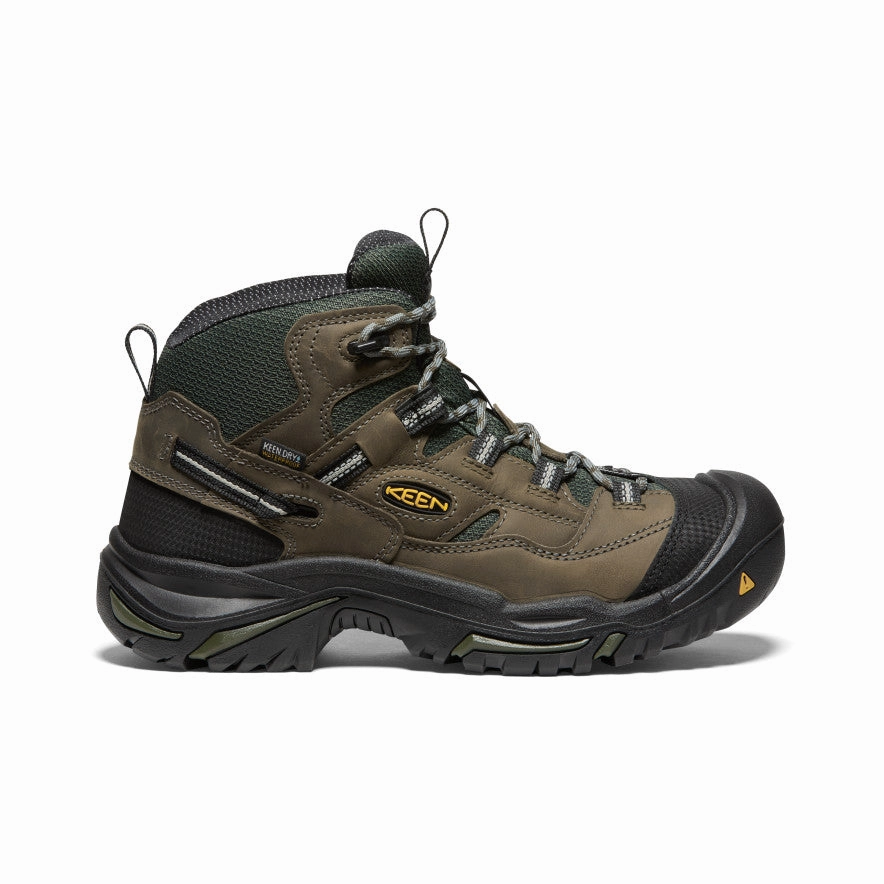Men's Braddock Waterproof Mid (Steel Toe)  |  Gargoyle/Forest  Night Timeless Look