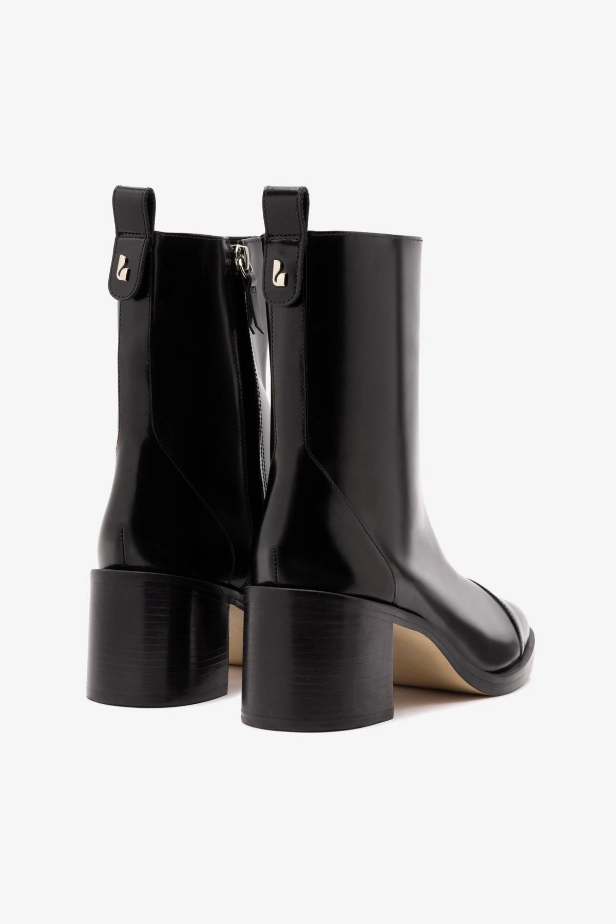 Soft Land Mini Ricky Boot In Black Box Leather
