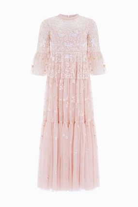 Dragonfly Garden Ankle Gown Back Glow Breezy Fit