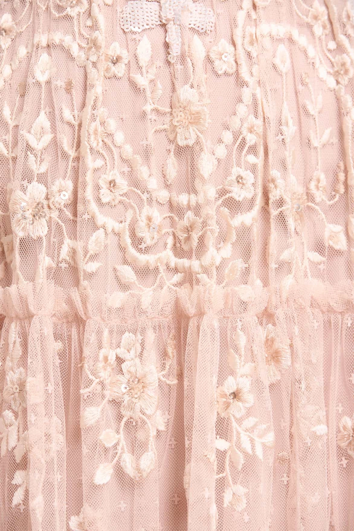 Light Wrap Dragonfly Garden Ankle Gown