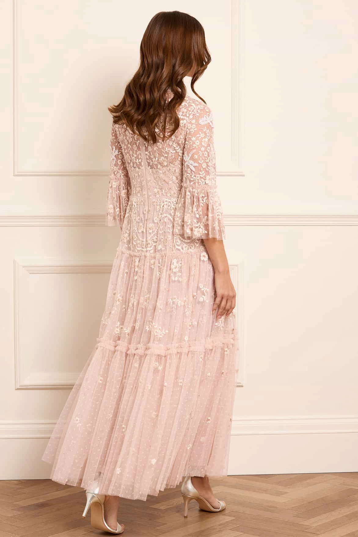 Grass Soft Sleek Comfort Dragonfly Garden Ankle Gown