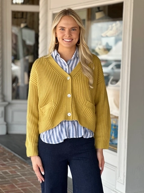 Baby Yellow Button Down Knit Cardigan NonIrritatingTags Casual Pullover