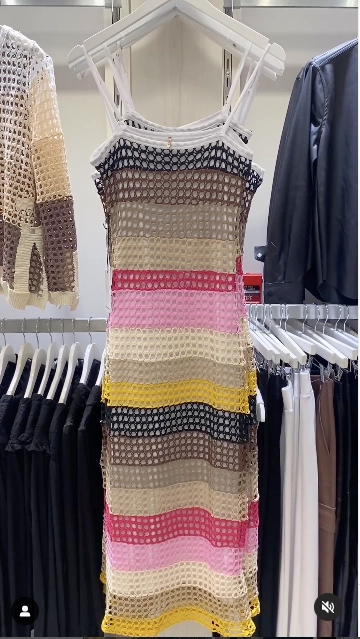 Pete Crochet Maxi Dress Easy Pretty