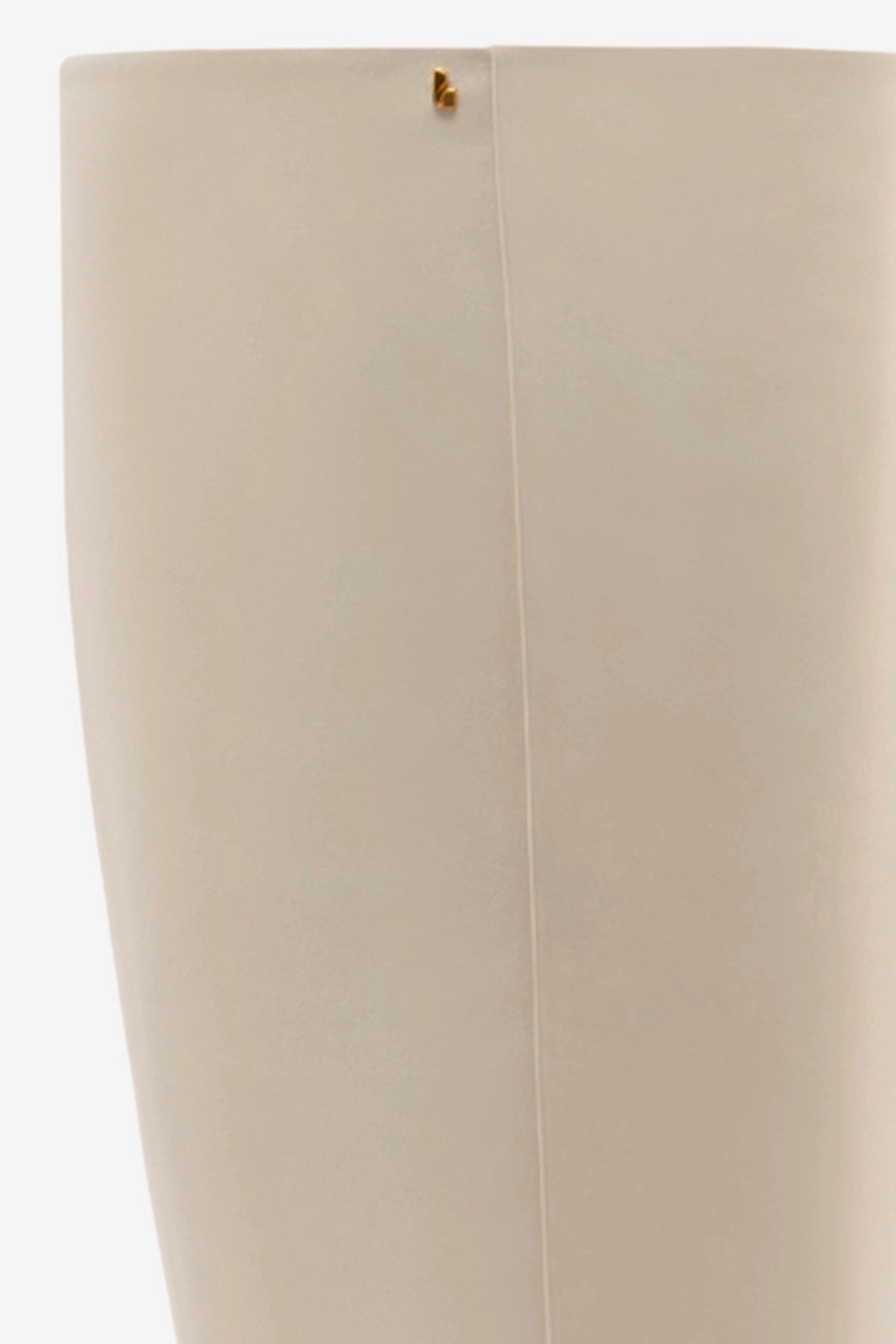 Classic Silhouette Design Kate Mid Boot In Ivory Leather