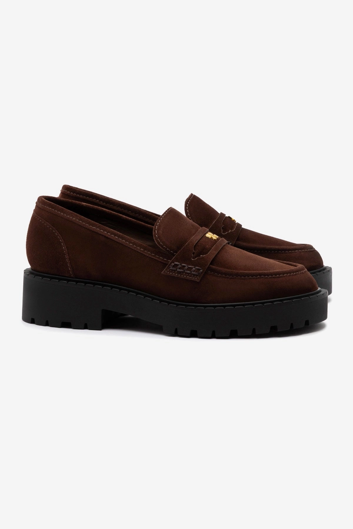 Suki Lugsole Loafer In Brown Suede Feather Light City Adventure