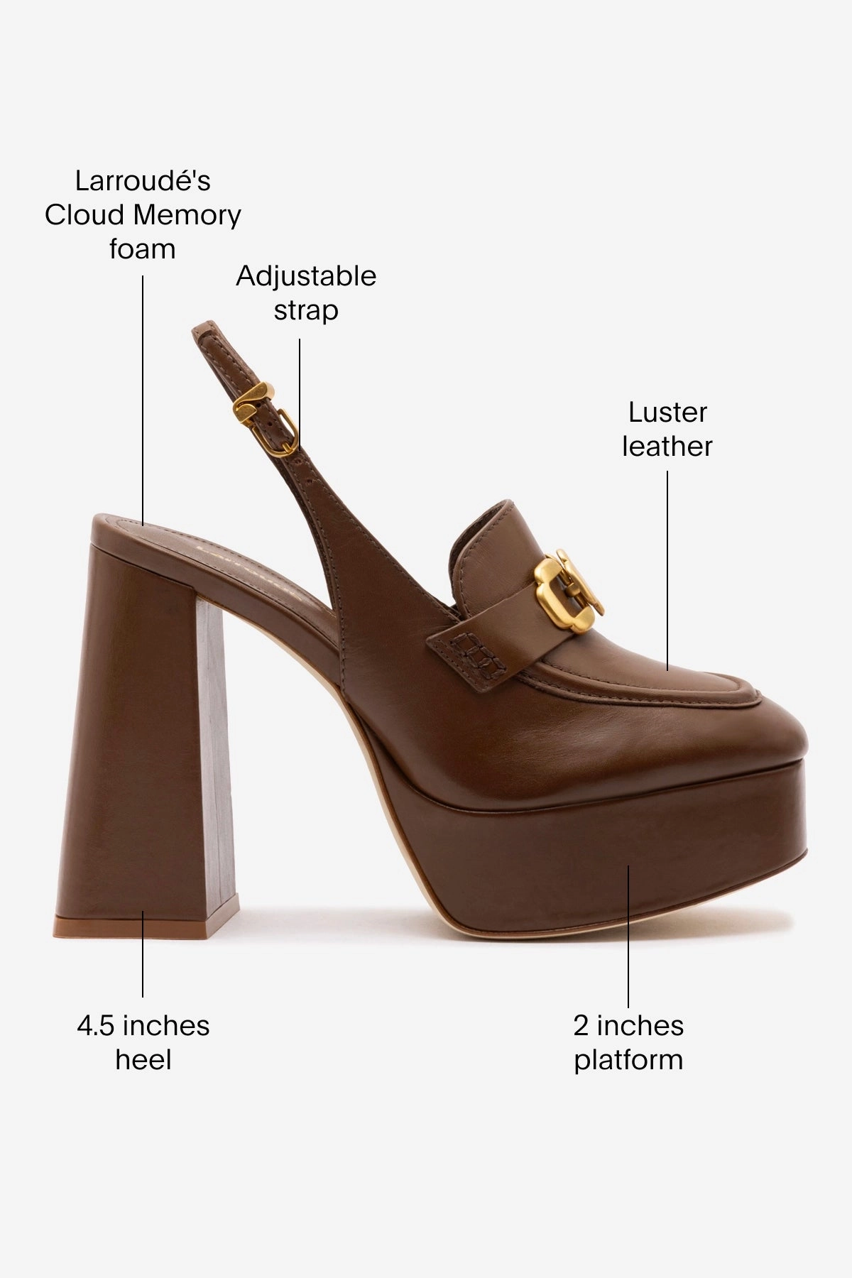 Harrington Hi Loafer In Burnt Umber Leather night walk Game Ready