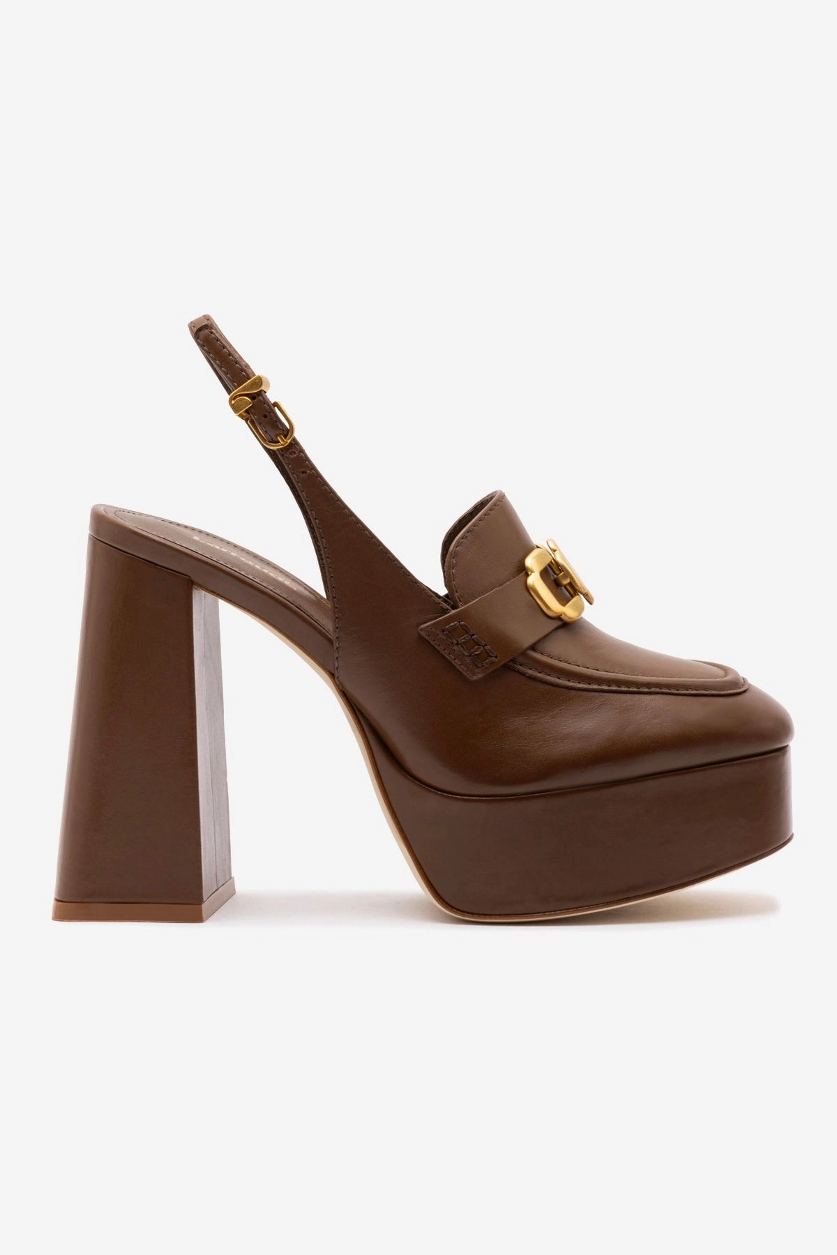 Slip Resistant Harrington Hi Loafer In Burnt Umber Leather