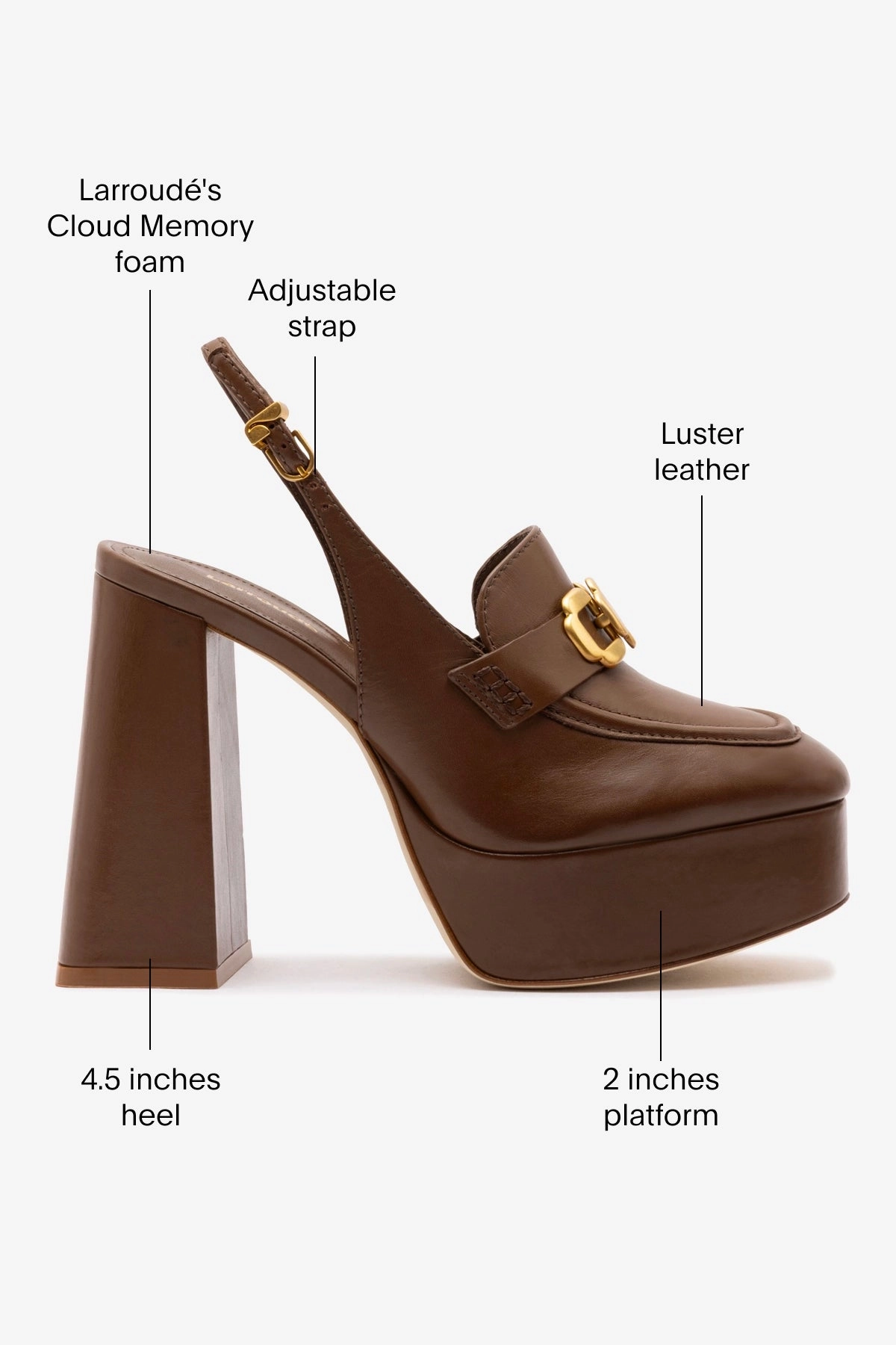 Slip On Convenience Non Slip Office Workers Harrington Hi Loafer In Burnt Umber Leather