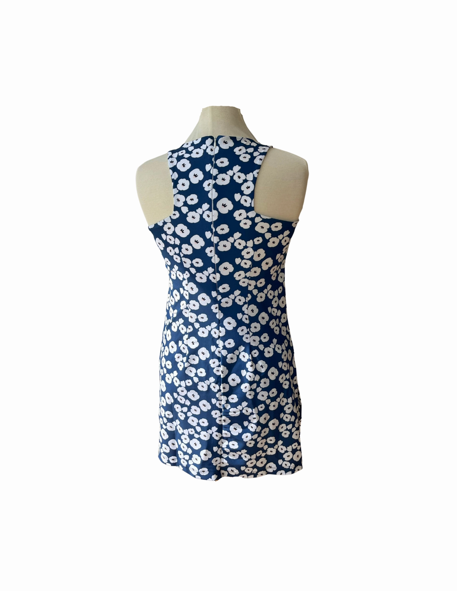 Modern Twist Summer Skort Dress Mini Pop Art Navy