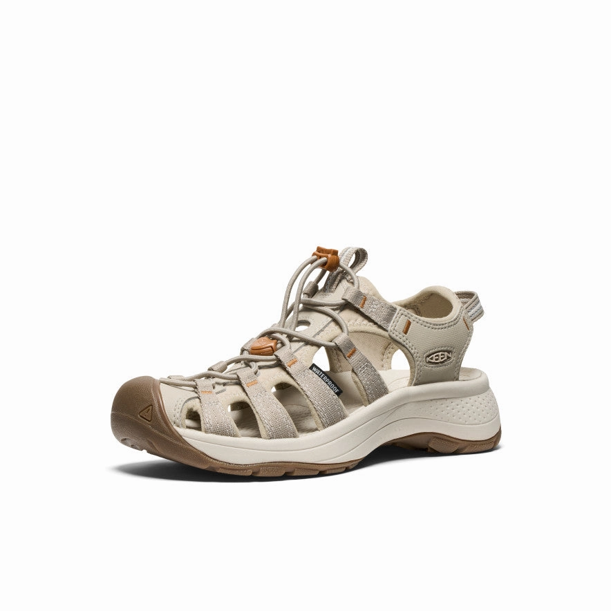 Women's Astoria West Sandal  |  Plaza Taupe/Roasted Pecan Gel Cushioning No-Fuss Wear