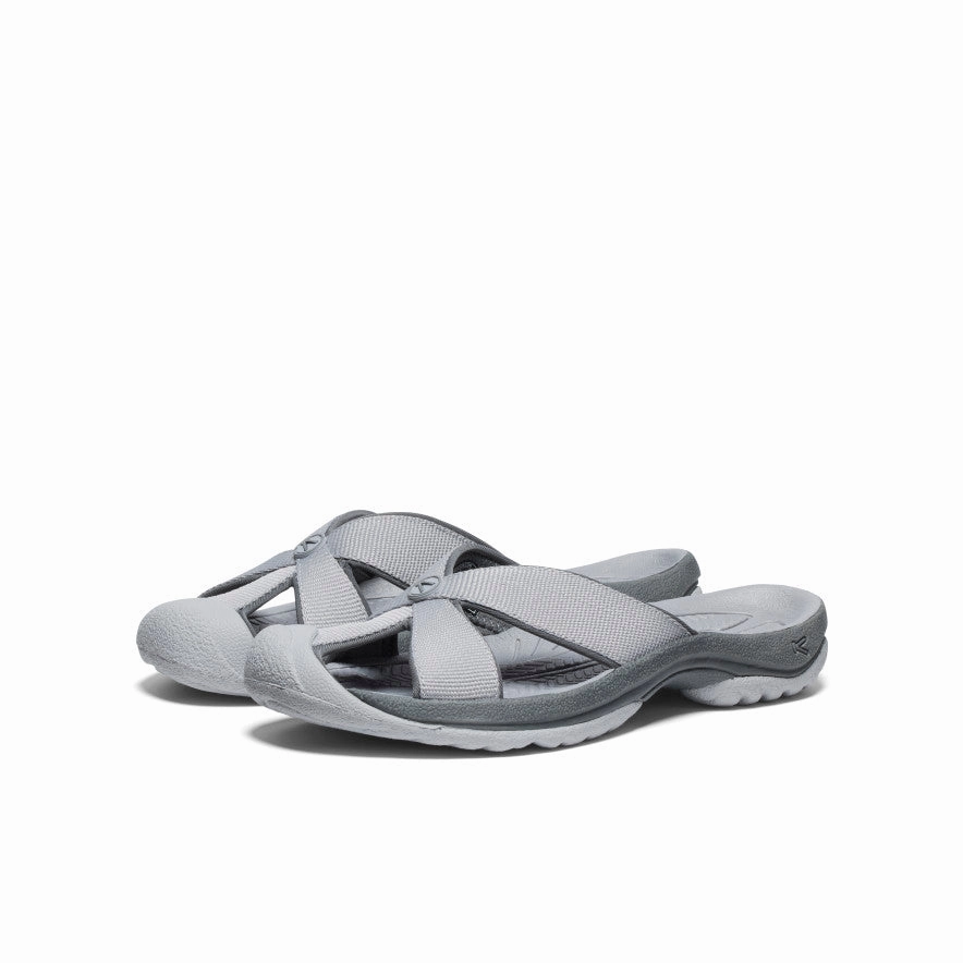 Women's Bali Slide Sandal  |  Alloy/Steel Grey Instant Walk Shoes Instant Travel Fit