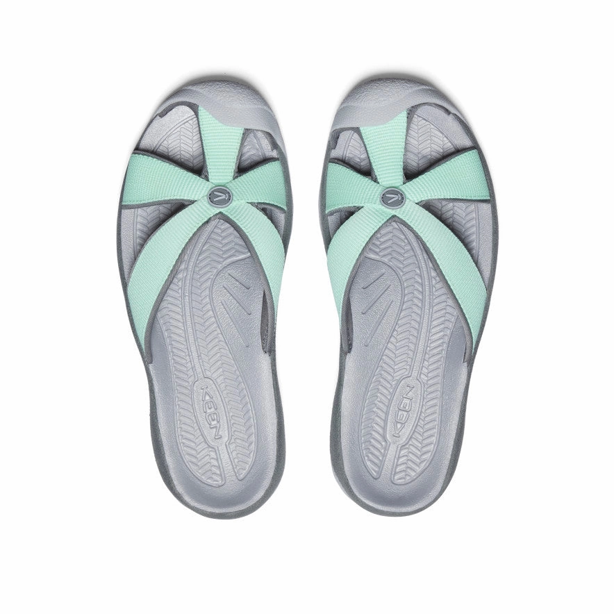 Quick Step On Women's Bali Slide Sandal  |  Lichen/Steel Grey