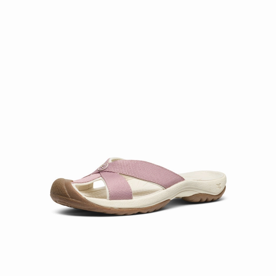 All Day Comfort Shock Absorbent Women's Bali Slide Sandal  |  Toadstool/Birch