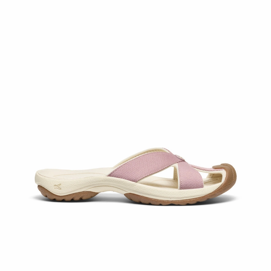 Shock Absorbent Foot Comfort Fit Women's Bali Slide Sandal  |  Toadstool/Birch