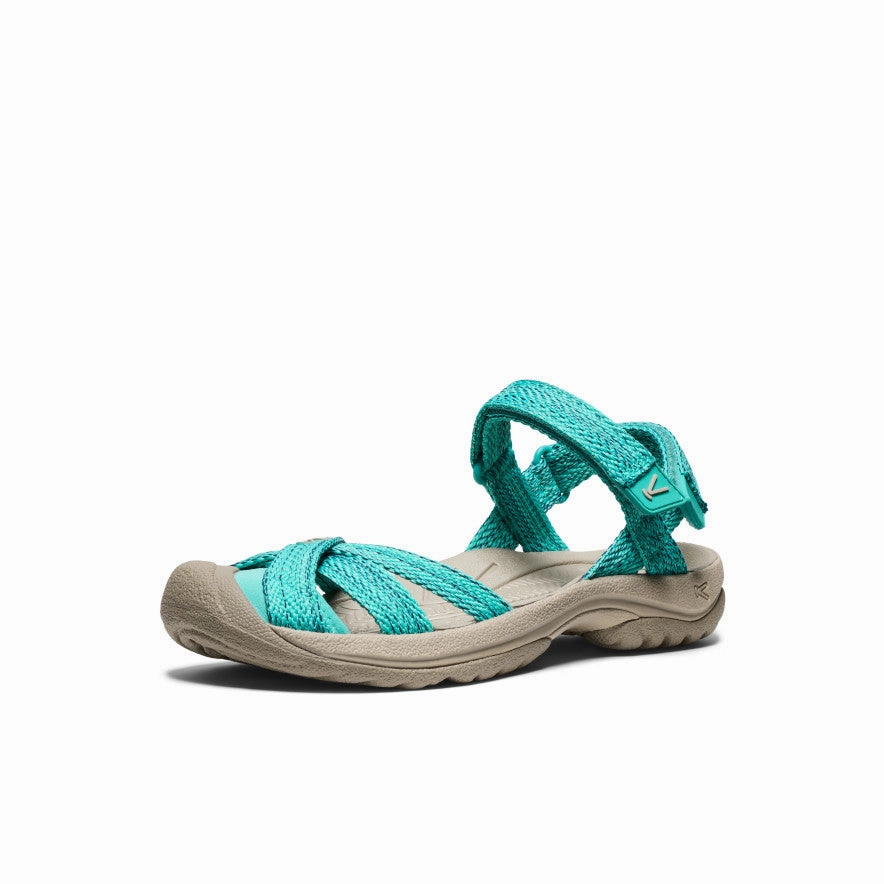 Women's Bali Strap Sandal  |  Bright Aqua Sun Play Classic Pair