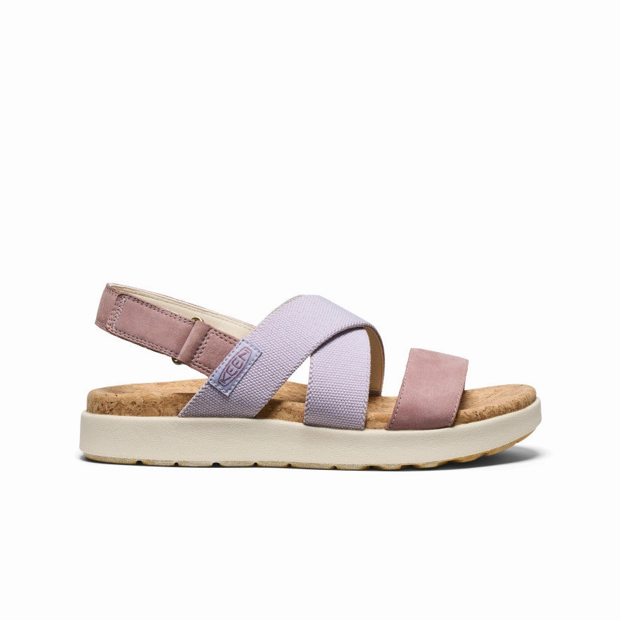 Daily Support Women's Elle Criss Cross Sandal  |  Thistle/Toadstool