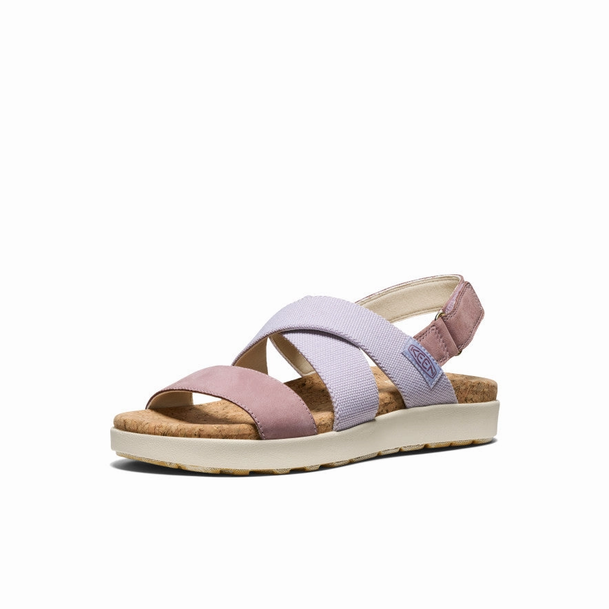 Durable Strap Women's Elle Criss Cross Sandal  |  Thistle/Toadstool