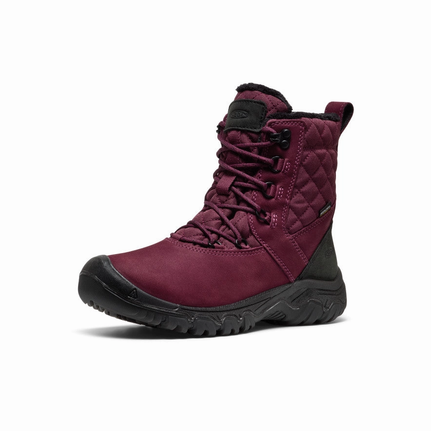 Reinforced Form Weather Resistant User Durable Material Women's Greta II Waterproof Boot  |  Fig/Black