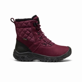 zipper Women's Greta II Waterproof Boot  |  Fig/Black