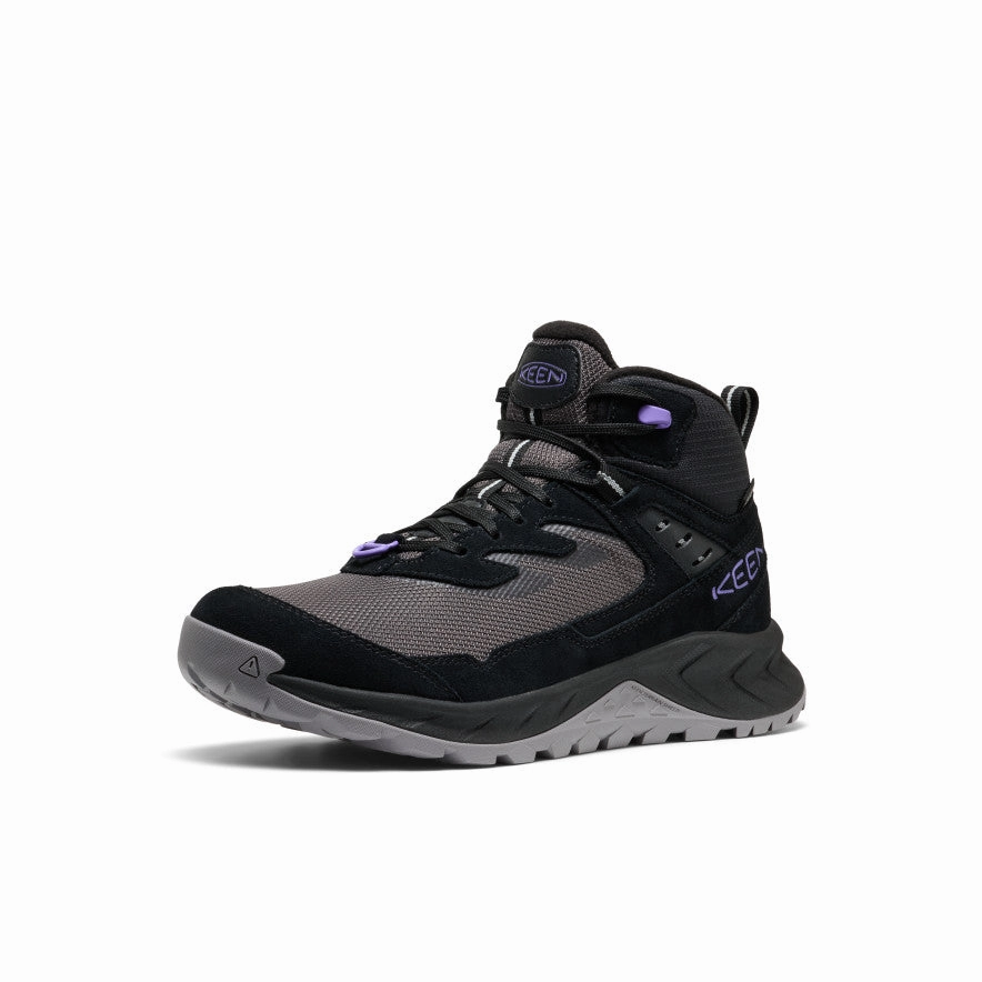 Women's Hightrail Polar Hiking Boot  |  Black/Aster Purple Slip On Convenience