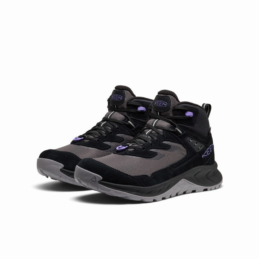 Women's Hightrail Polar Hiking Boot  |  Black/Aster Purple Fashionable Design Anti-Slip Function