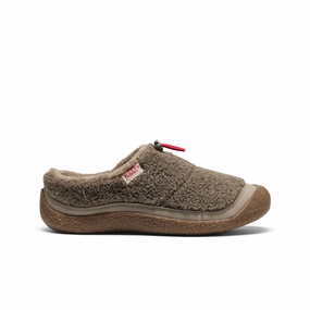 Quick Glide Women's Howser III Slide  |  Brindle/Brindle Sherpa Fleece