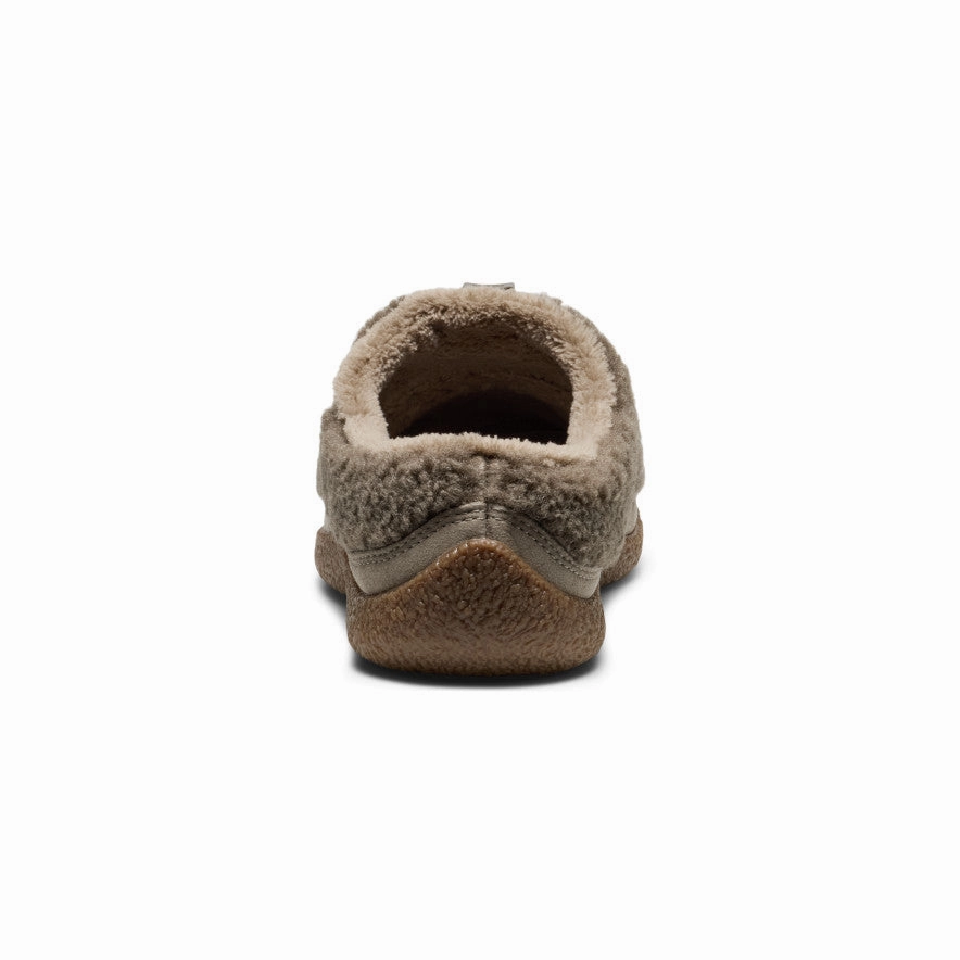 Slip On Feature Supreme Comfort Women's Howser III Slide  |  Brindle/Brindle Sherpa Fleece