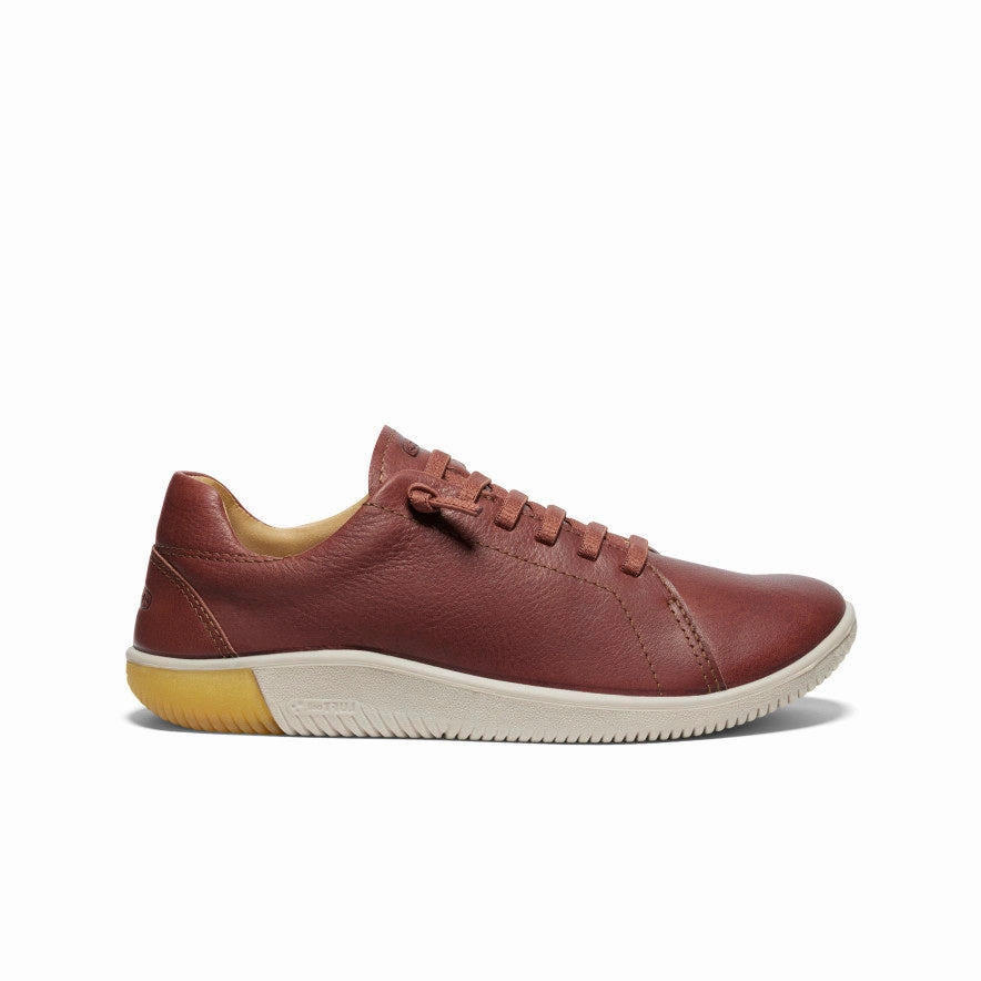 Travel Friendly Slip Fit Wear Women's KNX Leather Sneaker  |  Tortoise Shell/Plaza Taupe