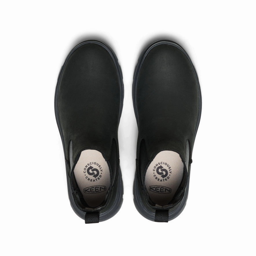 Canvas Material Women's Kosa Chelsea Boot  |  Black/Black