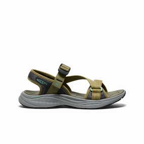 Freedom Step Sandal Craftsmanship Women's Leiki Open-Toe Sandal  |  Martini Olive/Granite Green