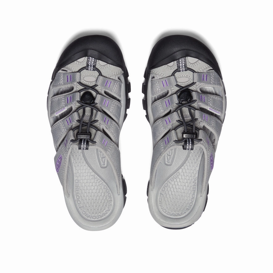 Women's Newport Slide  |  Drizzle/English Lavender Quick Footwear Comfy Slip