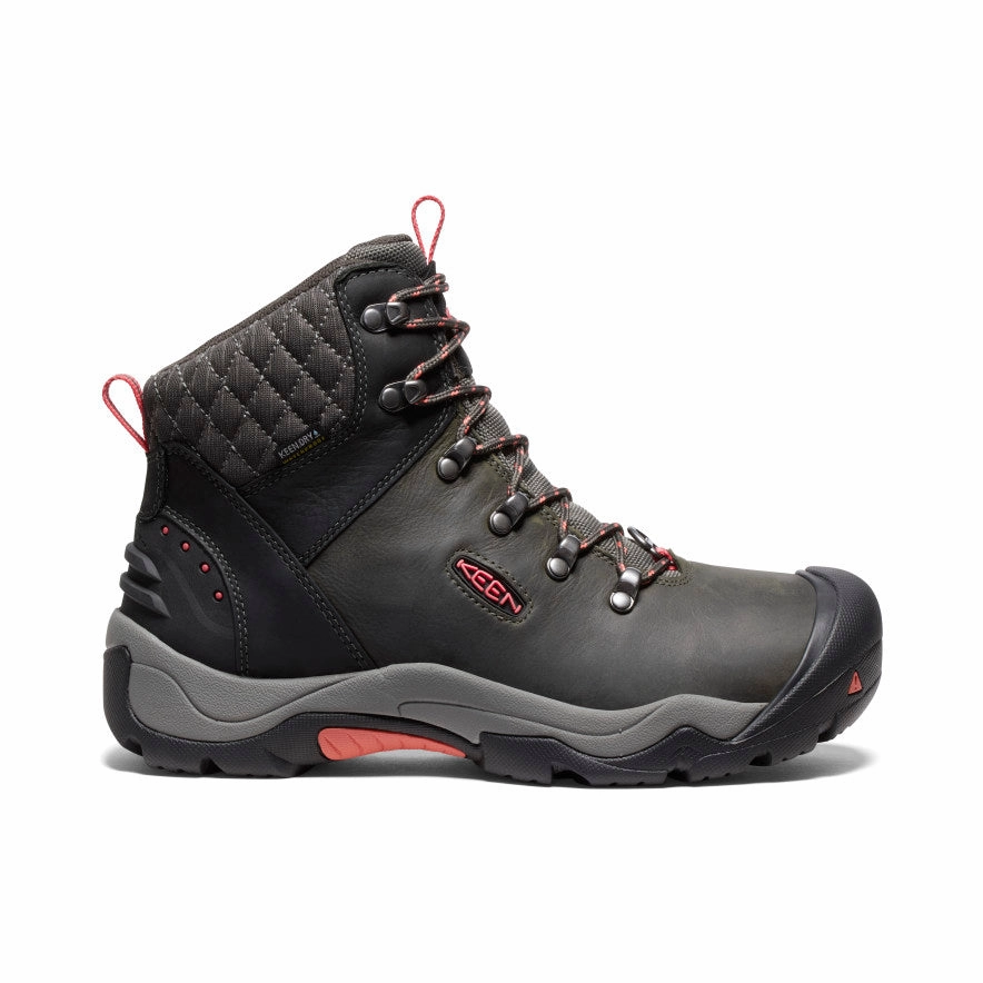 Women's Revel III Waterproof Winter Boot  |  Black/Rose Low Profile Winter Walker