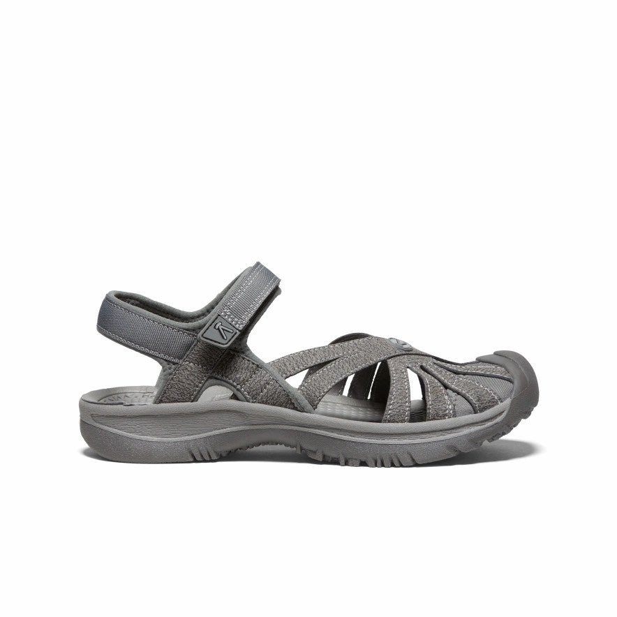 Strap Women's Rose Sandal  |  Gargoyle/Raven