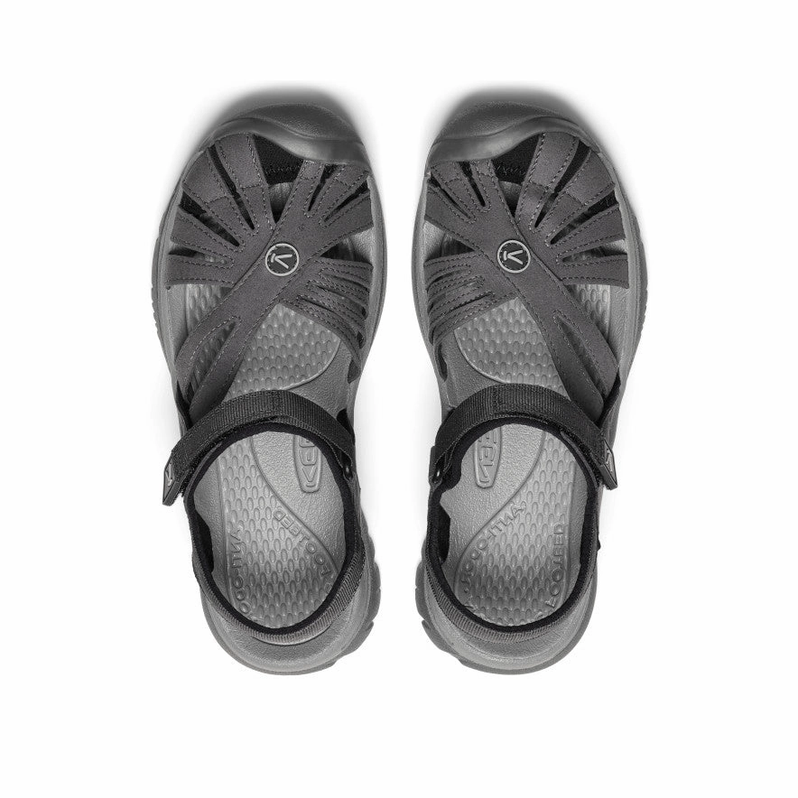 Women's Rose Sandal  |  Magnet/Black Durable Sole Leather