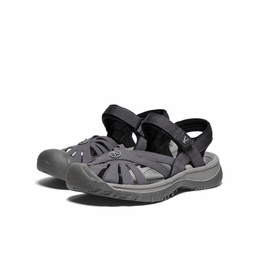 Daily Wear Shoes Women's Rose Sandal  |  Magnet/Black