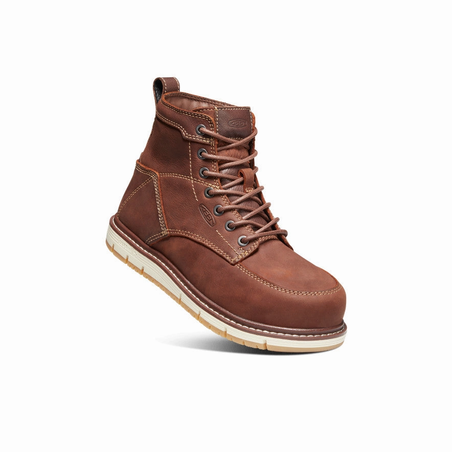Daily Ready Women's San Jose 6" Boot (Aluminum Toe)  |  Gingerbread/Gum