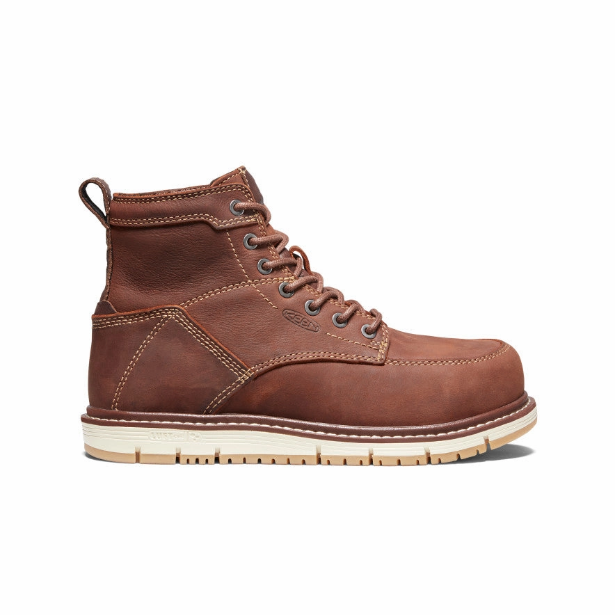 Women's San Jose 6" Boot (Aluminum Toe)  |  Gingerbread/Gum Everyday Protection Breathable All Day Wear