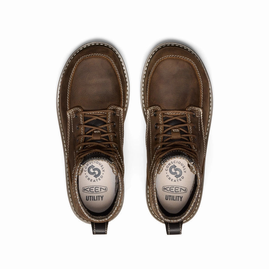 Women's San Jose 6" Waterproof Boot (Aluminum Toe)  |  Cascade Brown/Gum Quick Drying City Walking Canvas