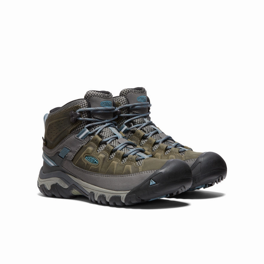 Flexible Frame Trail Exploration TPU Outsole Women's Targhee III Waterproof Mid  |  Magnet/Atlantic Blue