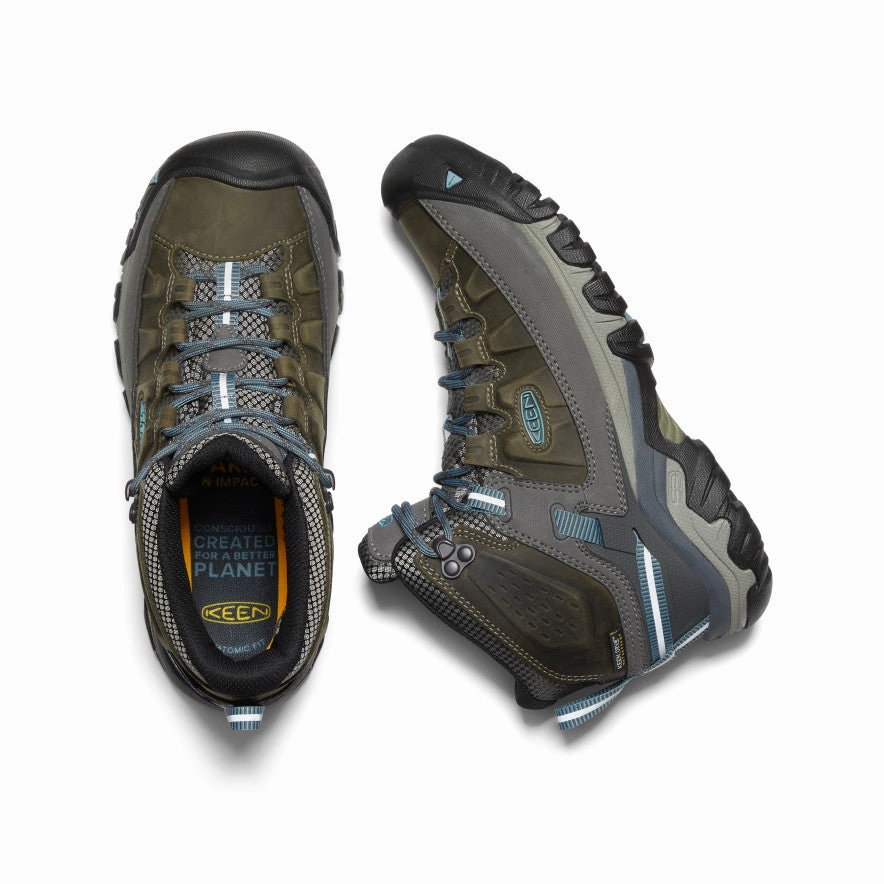 Women's Targhee III Waterproof Mid  |  Magnet/Atlantic Blue Minimal Weight Comfort Wrap