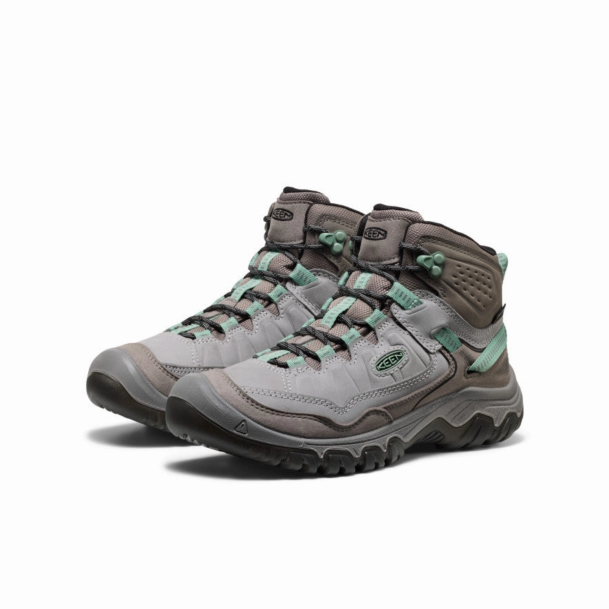 Women's Targhee IV Waterproof Hiking Boot  |  Alloy/Granite Green Desert Design