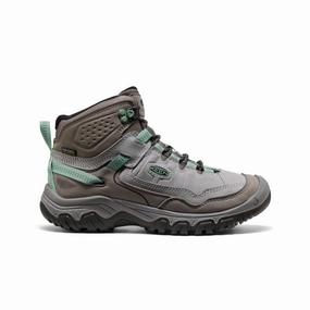 Women's Targhee IV Waterproof Hiking Boot  |  Alloy/Granite Green Dressy look