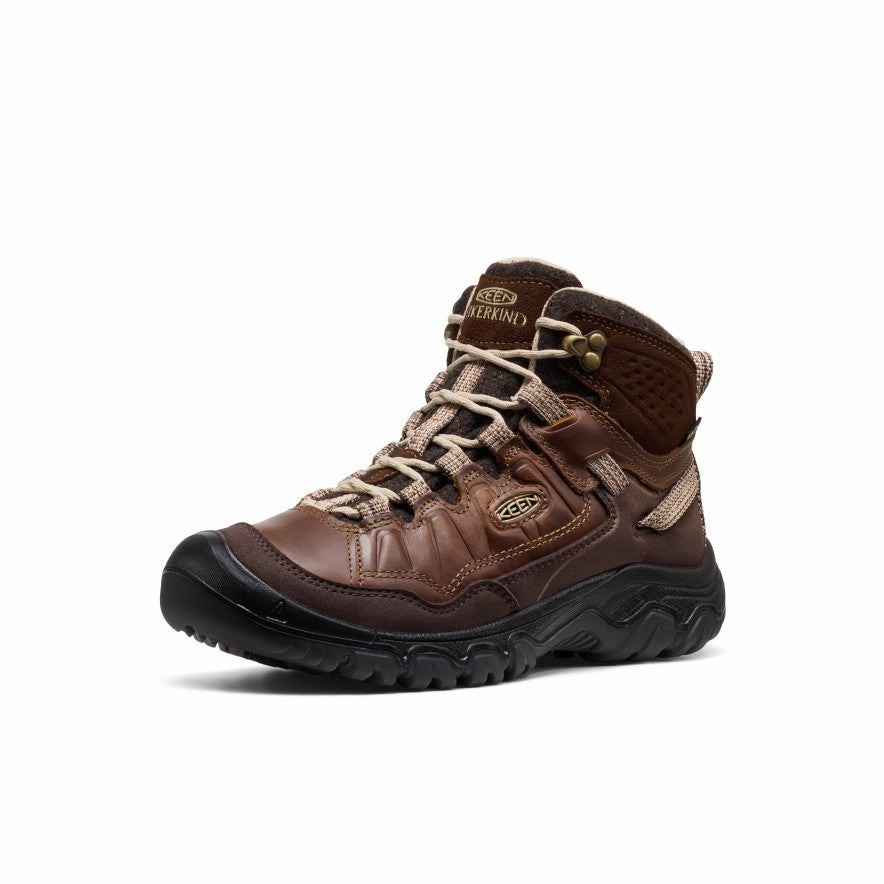 Women's Targhee IV Waterproof Hiking Boot x Hikerkind  |  Dark Earth/Dark Earth Good Grip Enhanced grip