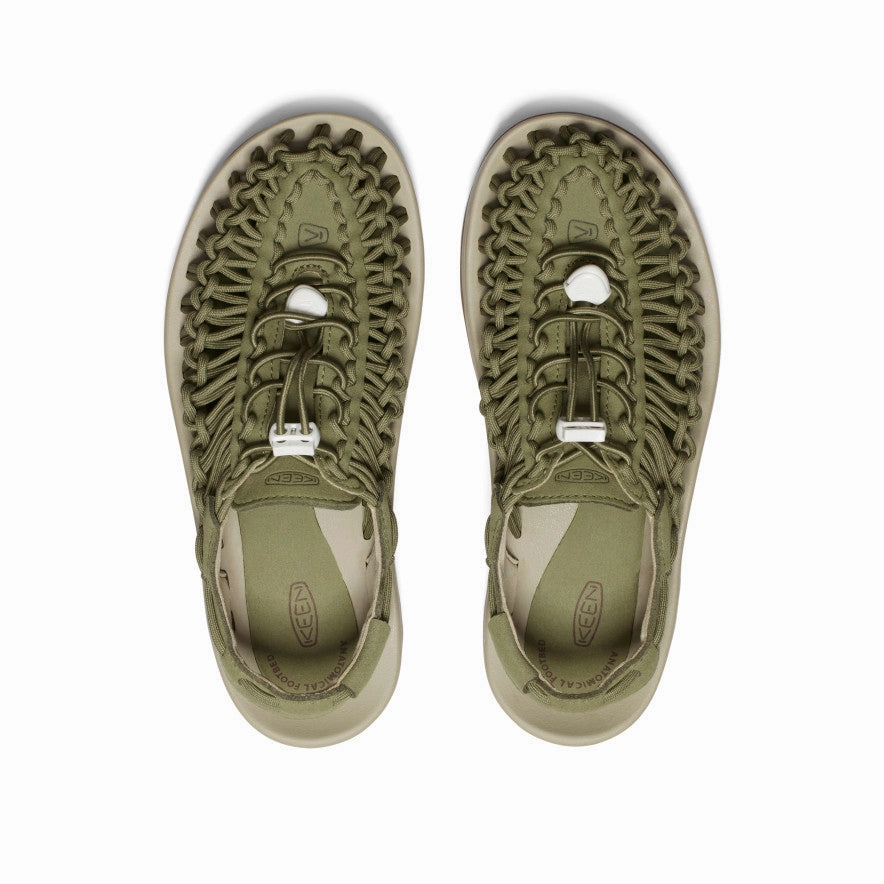 Women's UNEEK Sneaker  |  Martini Olive/Safari Step Out Non Slip Tread Geometry