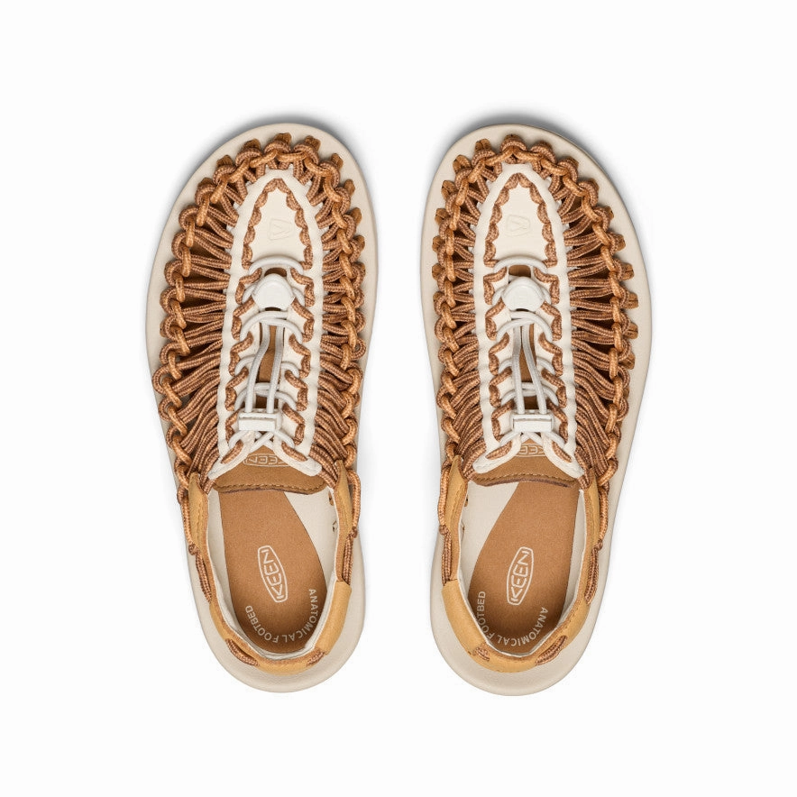 Women's UNEEK Sneaker  |  Oak Buff/Chipmunk Seamless Edge Binding Sleek Summer Footwear