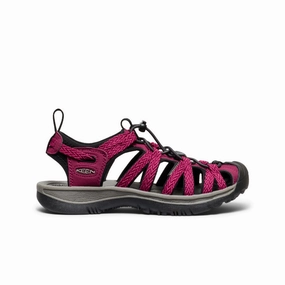 Women's Whisper  |  Beaujolais/Black Foot Hug Anatomical Toe Ridge